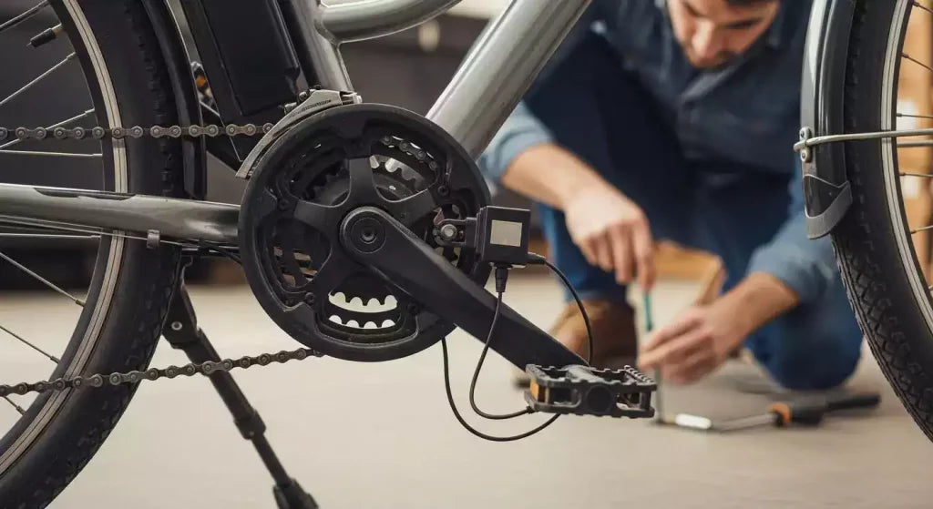Capteur de pédalage vélo électrique : comment identifier un problème et le réparer