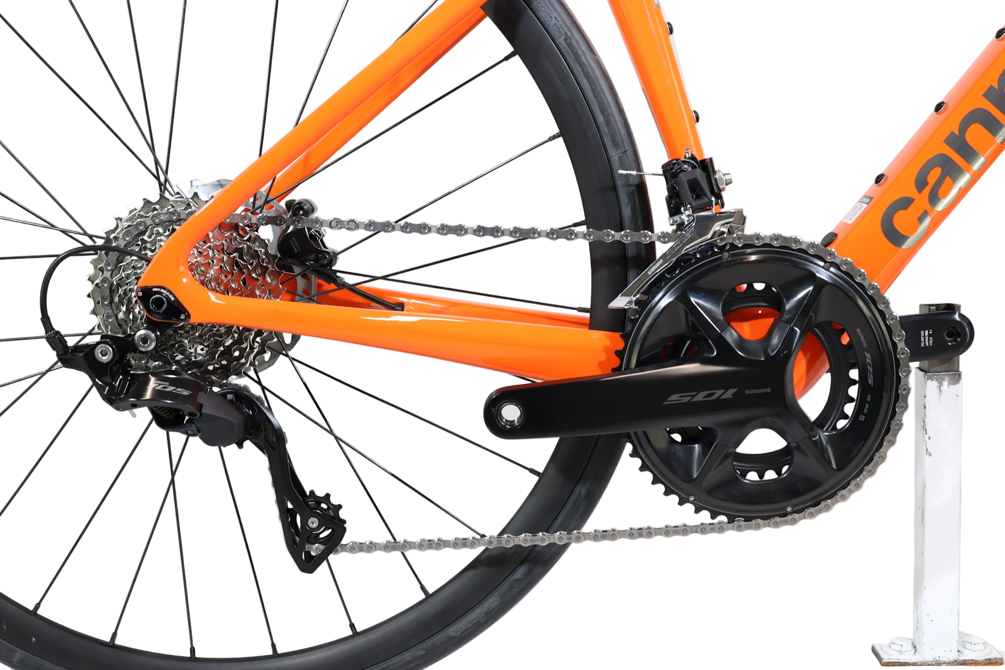 Cadre Vélo De Route Cannondale Supersix En Carbone - Taille 54 Cm - Freins Sur Jante - Très Bon état