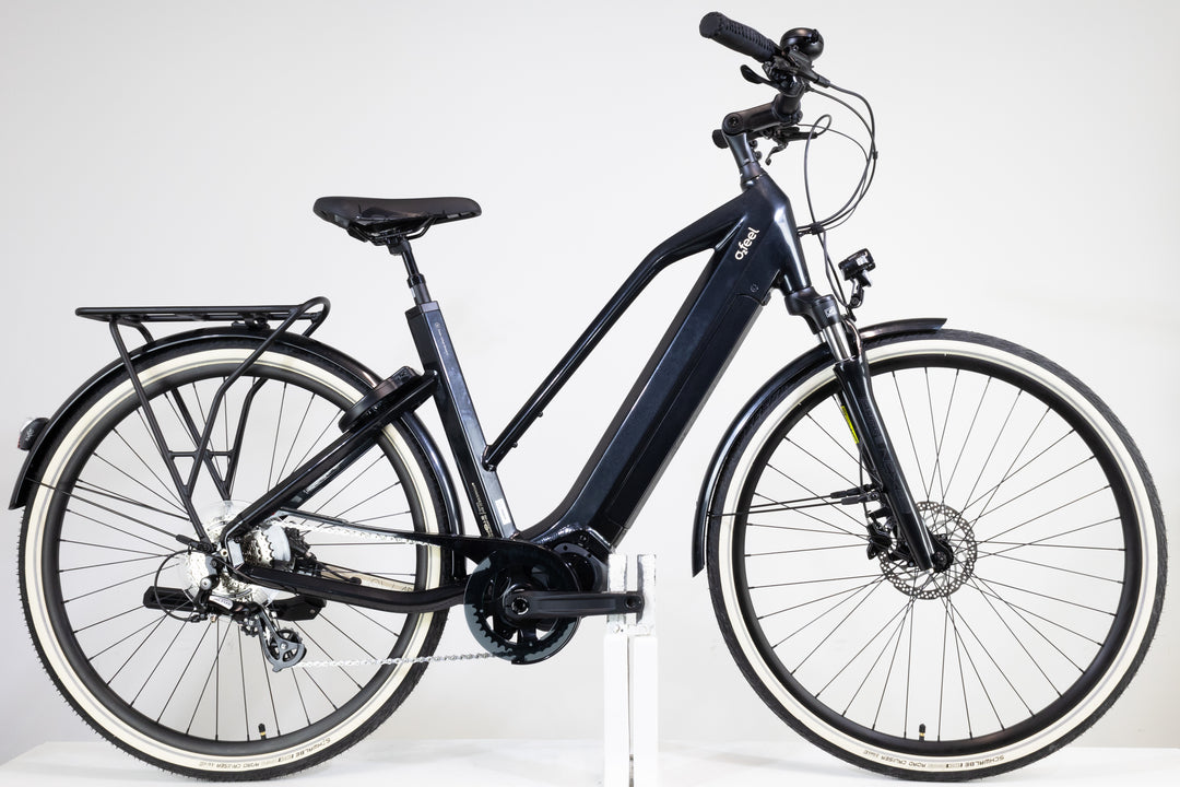 O2feel Gris VTC électrique O2FEEL iSwan Urban Boost 6.1 Occasion Reconditionné ...