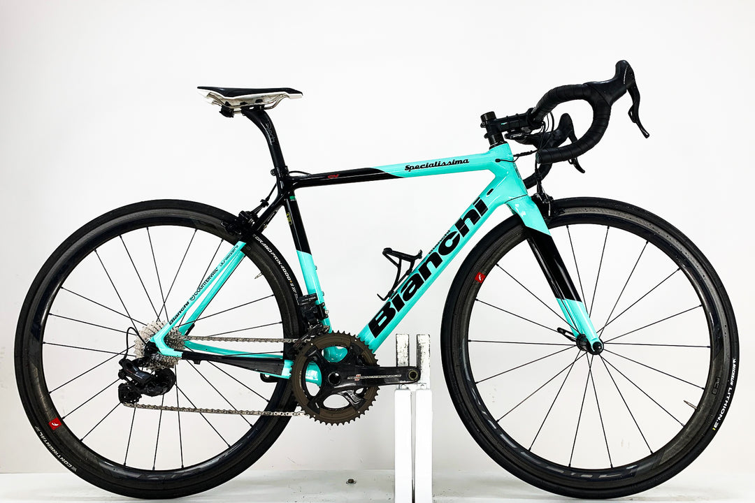 ROUTE BIANCHI SPECIALISSIMA CV SUPER RECORD OCCASION RECONDITIONNE MINT BIKES