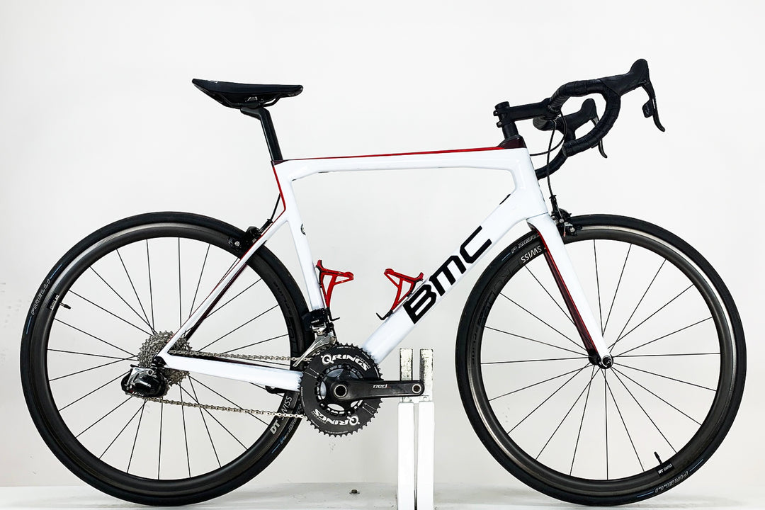 ROUTE BMC TEAMMACHINE SLR01 ONE OCCASION CARBONE RECONDITIONNE MINT BIKES