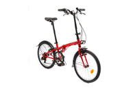 BTWIN Fold 120 Rouge flamme/gris lunaire