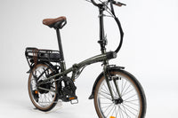 BTWIN E Fold 500 Vert kaki bronze