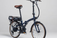 BTWIN E Fold 500 Bleu acier