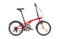 BTWIN Fold 120 Rouge flamme/gris lunaire