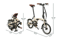 BTWIN Fold Light 1 Seconde Beige lin