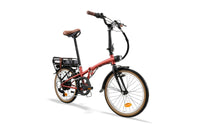 BTWIN E Fold 500 Rouge brique