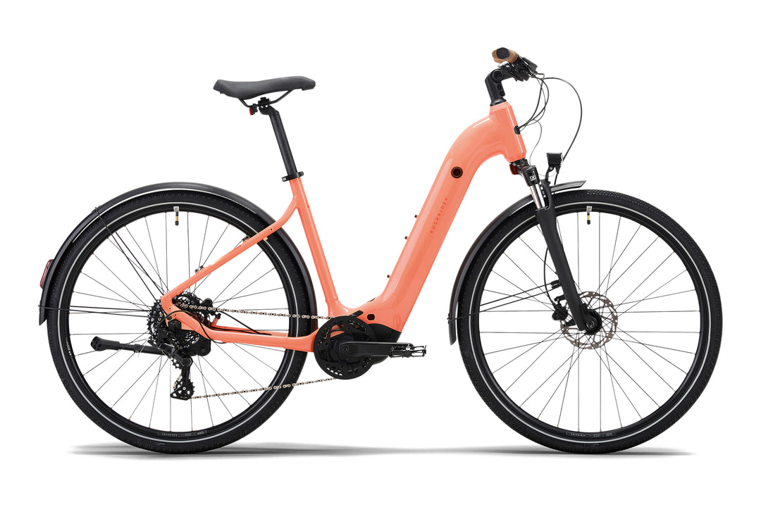 ROCKRIDER E-ACTV 500 Orange pêche